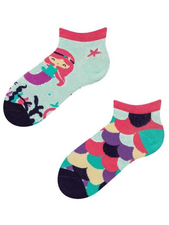 Otroške nogavice DEDOLES - kratke, pisane, 1 par, 23-26