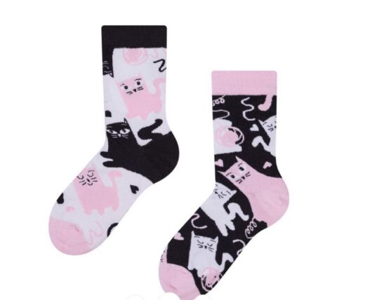 Otroške nogavice DEDOLES - kratke, Sleepy Kitties, 1 par, 31-34