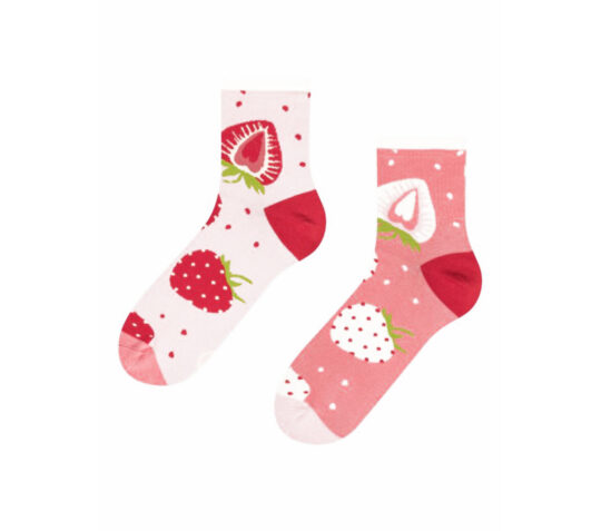 Nogavice DEDOLES - dolge, Sweet Strawberries, 1 par, 39-42