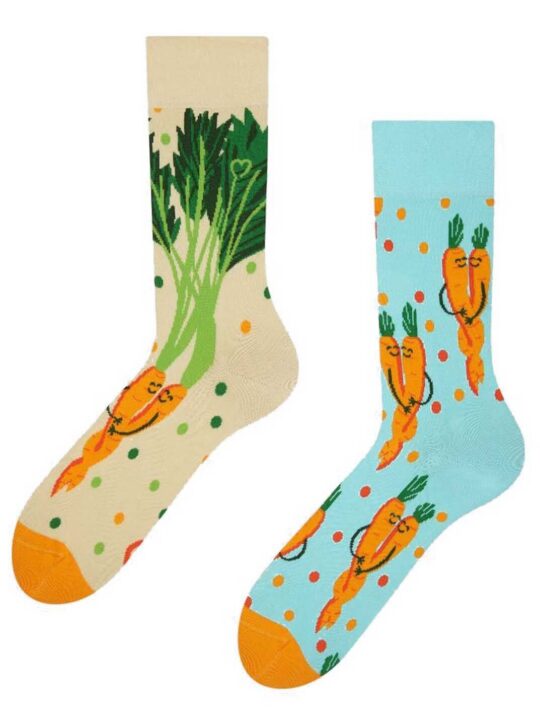 Nogavice DEDOLES - dolge, Carrot Love, 1 par, 39-42