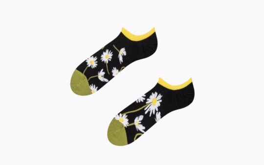 Nogavice DEDOLES - kratke, Daisies at Night, 1 par, 35-38