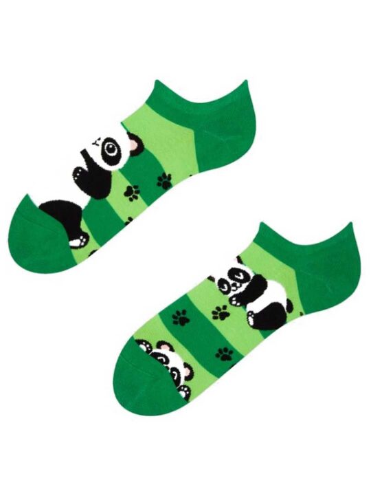 Nogavice DEDOLES - kratke, Panda & Stripes, 1 par, 35-38