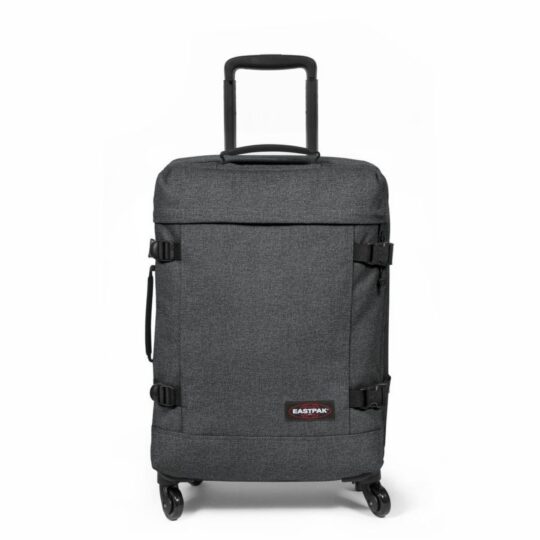 Kovček EASTPAK Trans4 S - black denim, majhen, trdi