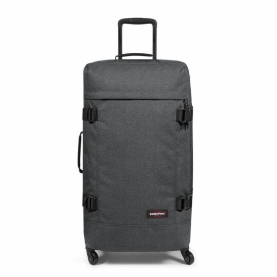 Kovček EASTPAK Trans4 L - black denim, velik, trdi, 80 l