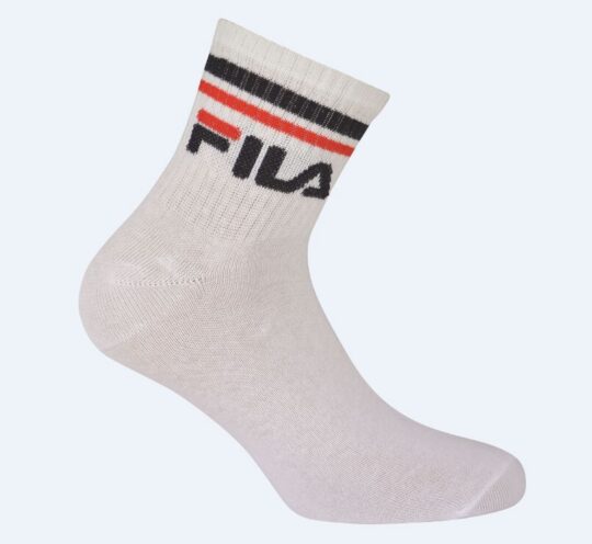 Nogavice FILA - četrtinske, bele, univerzalne, 39/42