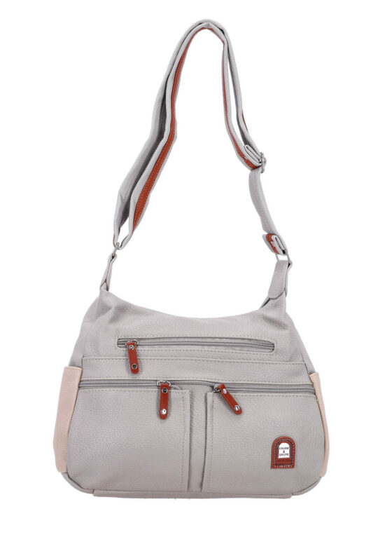 Torbica za čez ramo LS Collection - rjava