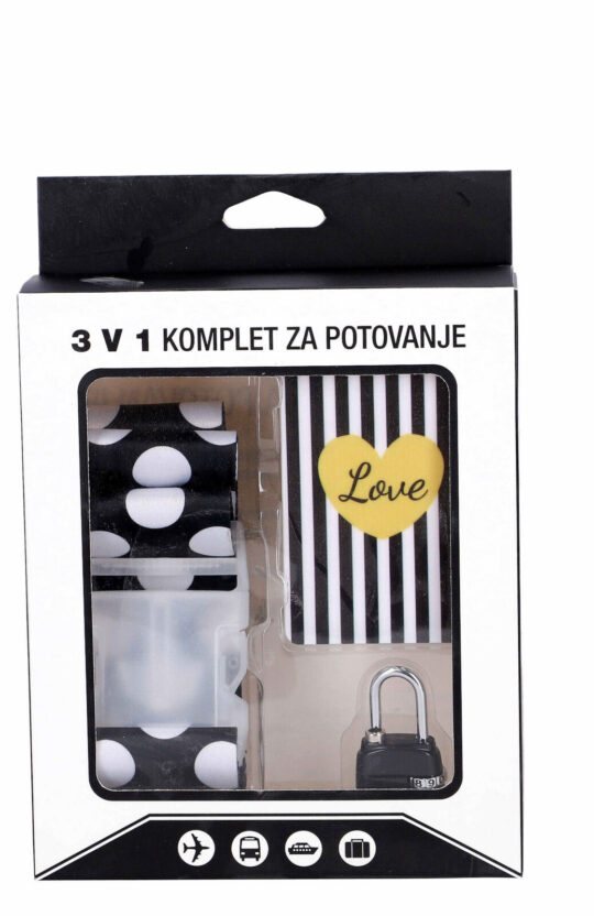 Set potovalnih dodatkov TRAVEL AND MORE