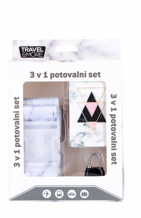 Set potovalnih dodatkov TRAVEL AND MORE