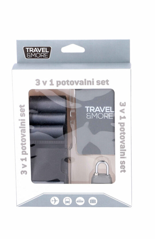 Set potovalnih dodatkov TRAVEL AND MORE