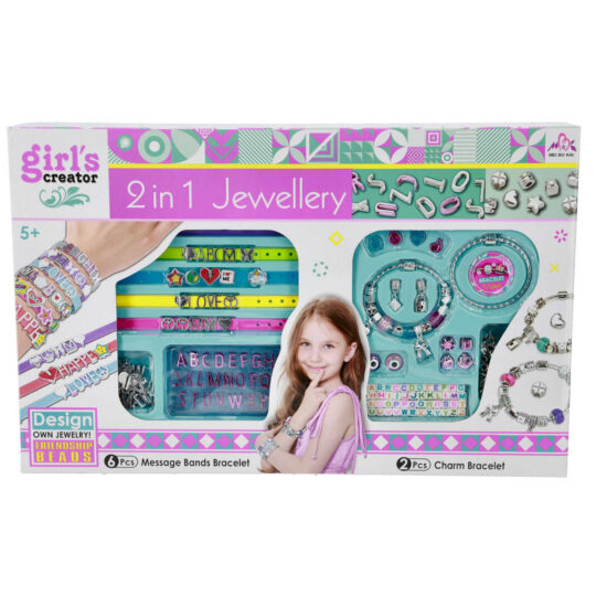 Set za izdelavo zapestnic GIRL'S CREATOR - Jewellery 2v1