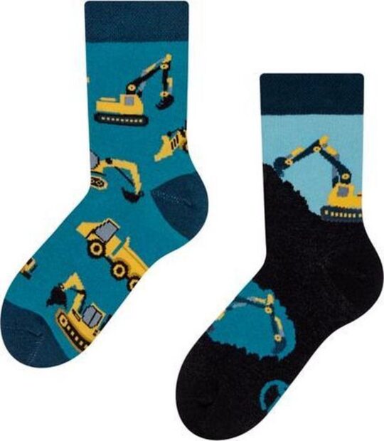 Otroške nogavice DEDOLES - kratke, Excavator, 31-34