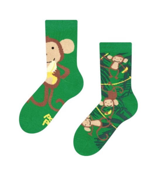 Otroške nogavice DEDOLES - kratke, Monkeys, 31-34