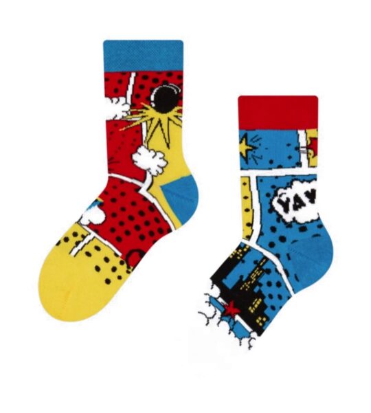 Otroške nogavice DEDOLES - kratke, Colorful Comics, 23-26