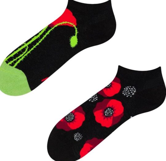 Nogavice DEDOLES - kratke, Poppy Flower, 35-38