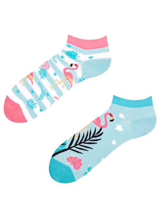 Nogavice DEDOLES - kratke, Love Flamingos, 35-38