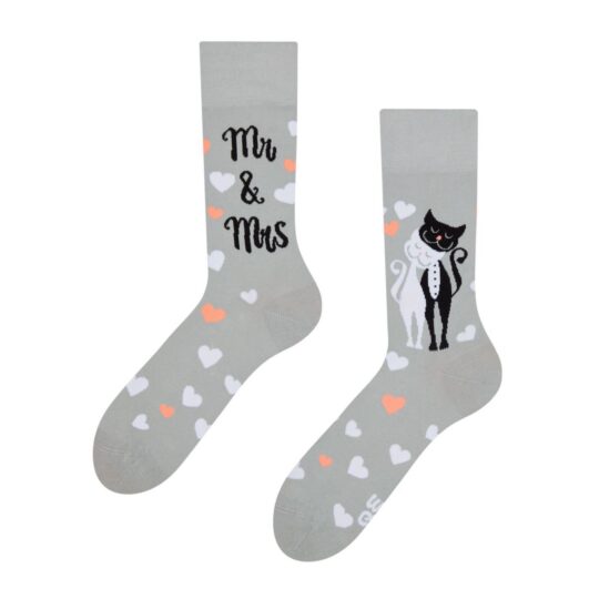 Nogavice DEDOLES - dolge, Wedding Cats, 35-38