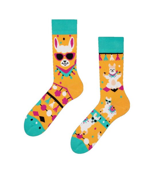 Nogavice DEDOLES - dolge, Cool Llama, 35-38