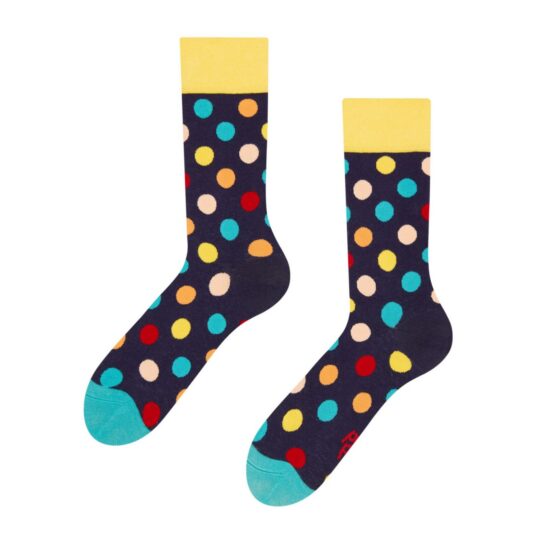 Nogavice DEDOLES - dolge, Colourful Dots, 43-46