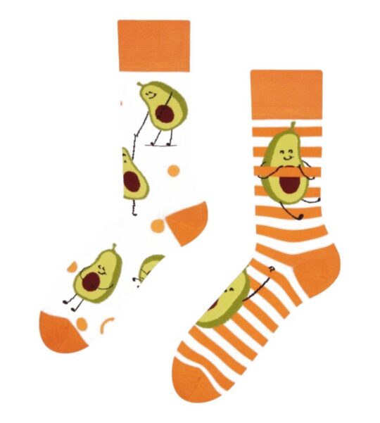 Nogavice DEDOLES - dolge, Funny Avocado, 35-38