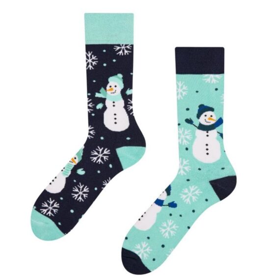 Nogavice DEDOLES - tople, Joyful Snowman, 35-38