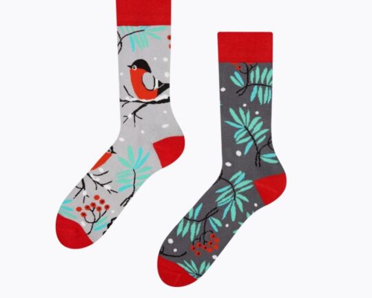 Nogavice DEDOLES - tople, Red Bird, 39-42