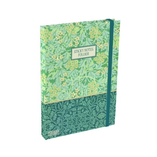 Mapa THE GIFTED STATIONERY - z lepilnimi lističi, William Morris Jasmine