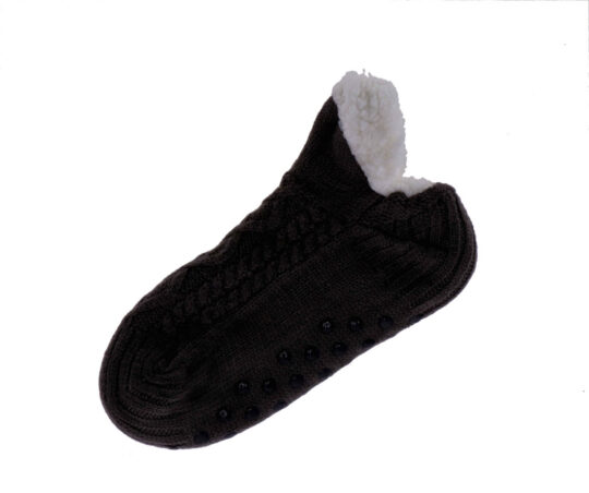 Nogavice HOME COLLECTION - nedrseče, sive, M