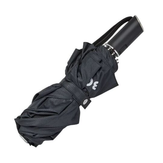 Dežnik HUGO BOSS - črn, basic