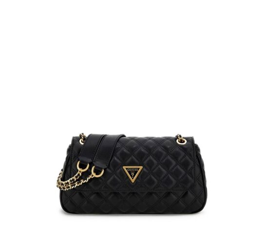 Torbica za čez ramo GUESS - črna, ženska, elegantna