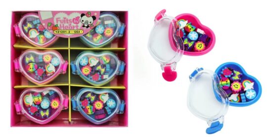 Radirka IIGEN - set, 20 kos, sort, v škatli