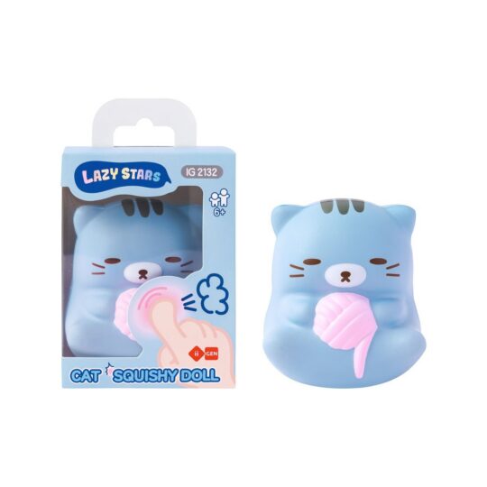 Igrača LAZY STARS Squishy - muca