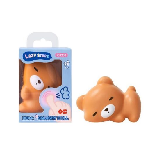 Igrača LAZY STARS Squishy - medved