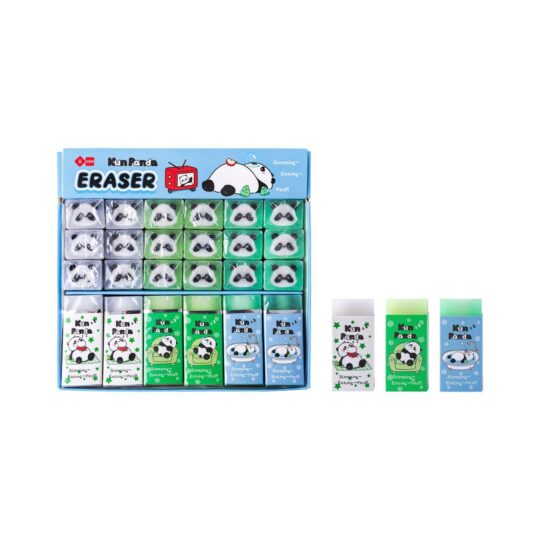 Radirka LAZY STARS - panda, 52×22×17 mm