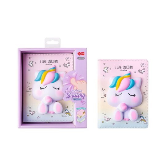 Blok LAZY STARS Squishi - A5, samorog, 128 listov