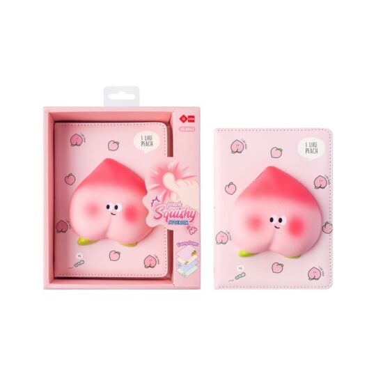 Blok LAZY STARS Squishi - A5, breskev, 128 listov