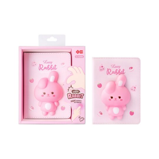 Blok LAZY STARS Squishi - A6, zajec, 96 listov