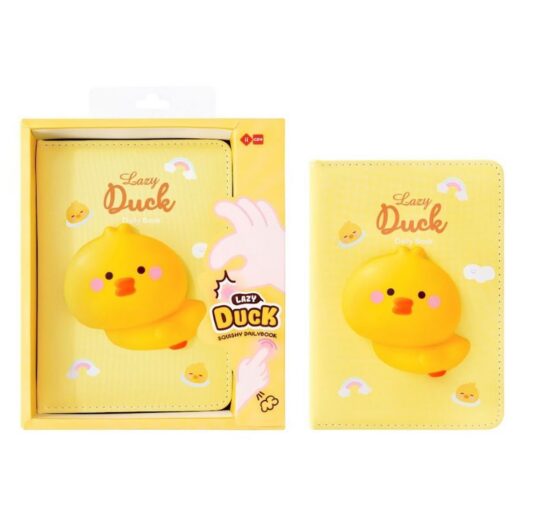 Blok LAZY STARS Squishi - A6, račka, 96 listov