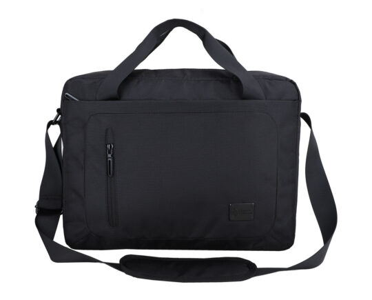 Torba za prenosni računalnik MY LABEL Berlin - črna, 17", elegantna