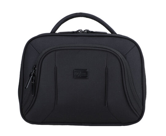 Toaletna torbica MY LABEL Amsterdam - modra, kompaktna, vodoodporna