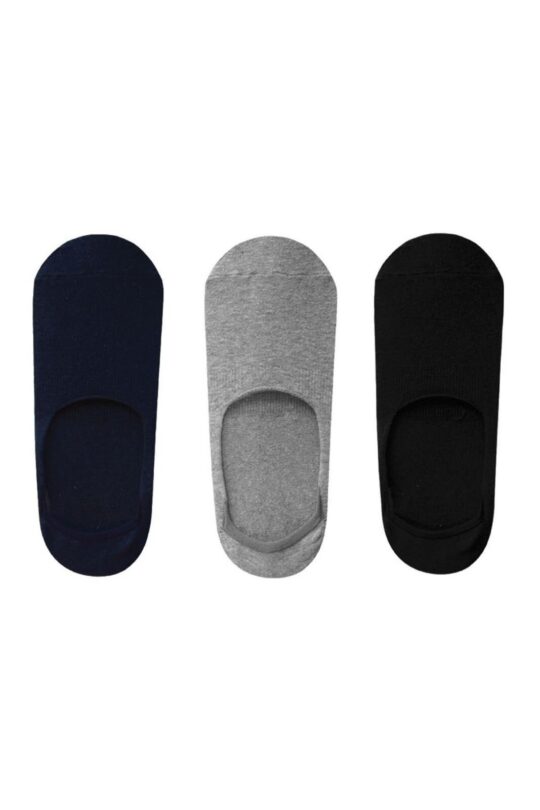 Moške nogavice JOHN FRANK - kratke no show, multicolor, 3 pari, 41-46