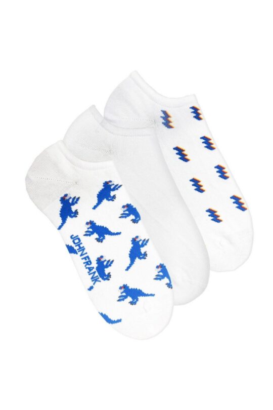 Moške nogavice JOHN FRANK - kratke, multicolor, 41-46