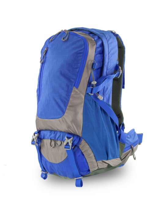 Pohodni nahrbtnik - moder, prostoren, udoben