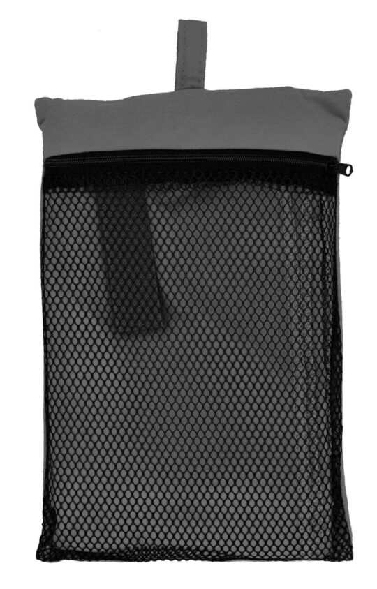 Potovalna brisača T&M - 100 x 50 cm, siva