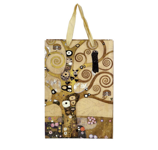 Darilna vrečka KLIMT - Tree of Life, 21x10x30cm