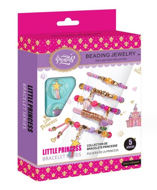 Set za ustvarjanje zapestnic LITTLE PRINCESS LP-1502 - 130 delni
