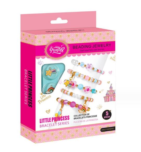 Set za ustvarjanje zapestnic LITTLE PRINCESS LP-1504 - 109 delni