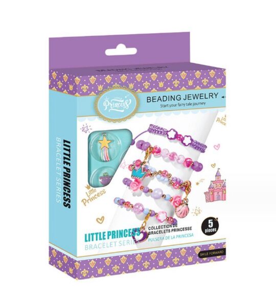 Set za ustvarjanje zapestnic LITTLE PRINCESS LP-1505 - 108 delni