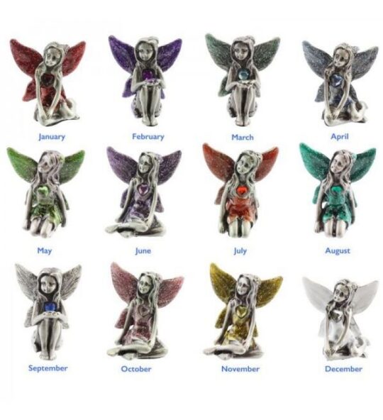 Dekoracija LEONARDO Fairy - kositer, rojstni kamen