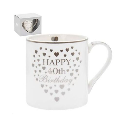Skodelica LASSER PAVEY 40th Birthday - praznična