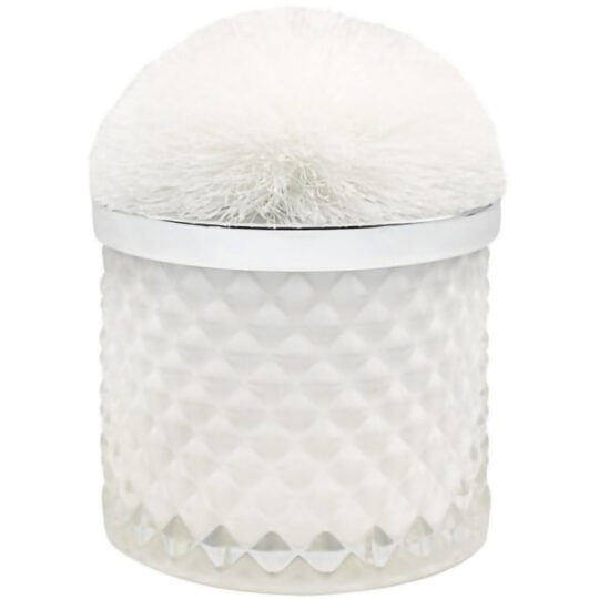 Sveča LASSER PAVEY Desire Pom Pom - bela